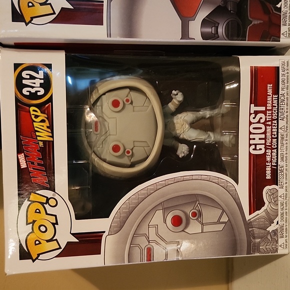 Funko Pop set of 3, Wasp No. 341, Ant Man No. 340 and Ghost No. 342 - Picture 3 of 6